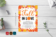 Fall Bridal Shower Invitation, a Stationery Template by LaBelezokaDesign (Thumbnail 1 of 2)
