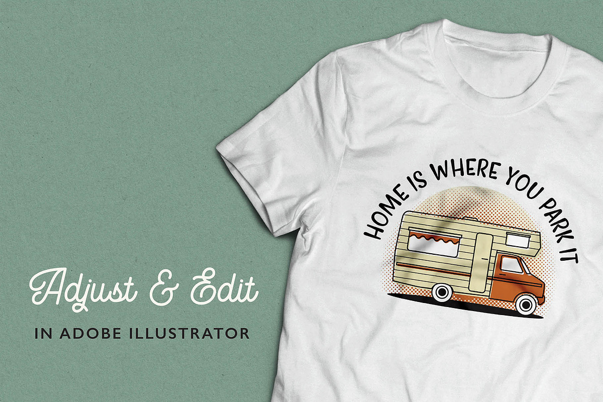 Retro Camper Vans, an Illustration by the cabin supply co (Photo 3 of 4)