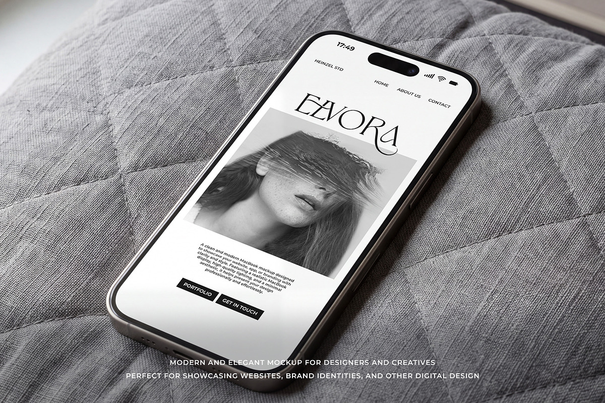 Elvora - iPhone Device Mockup, an iPhone Mockup by Heinzel Std Mockup (Photo 4 of 5)