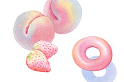 Pink watercolour collection №2, an Illustration by masha gross (Thumbnail 2 of 4)
