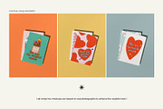 Two stacked A6/B6/A5 card mockup, a Merchandise Mockup by MCKP*ME (Thumbnail 3 of 5)