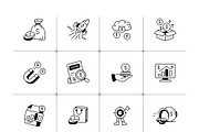 Animated Finance Icon Set, an Outline Icon by Vectors Market (Thumbnail 5 of 8)