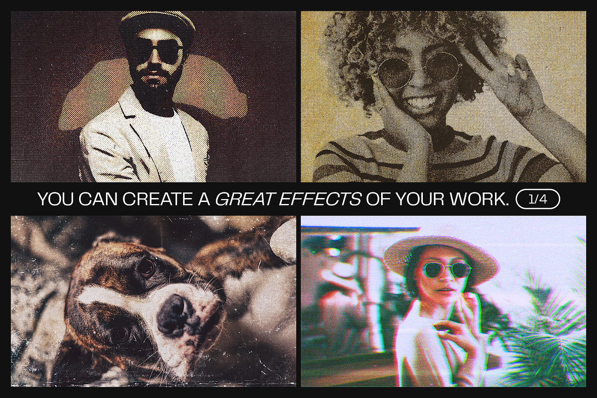 12 Photo Effect Templates, a Layer Style Add-On by iDoodle Studio (Photo 3 of 6)