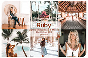 Ruby Lightroom Presets, an Action Add-On by HappyNews (Thumbnail 1 of 10)