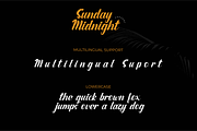 Sunday Midnight, a Handwritten Font by saemoon creative (Thumbnail 5 of 12)