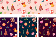 Happy christmas watercolor pack, an Object Graphic by MiraBell (Thumbnail 9 of 10)