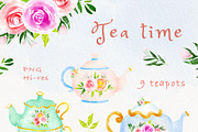 Tea time party bunny clipart, an Illustration by heyiamalice (Thumbnail 6 of 15)