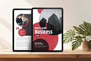 Red White Business Ebook Template, a Brochure Template by UICreative (Thumbnail 2 of 4)