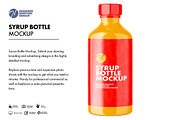 Syrup Bottle Mockup, a Packaging Mockup by Nanggroe Scripting (Thumbnail 7 of 8)