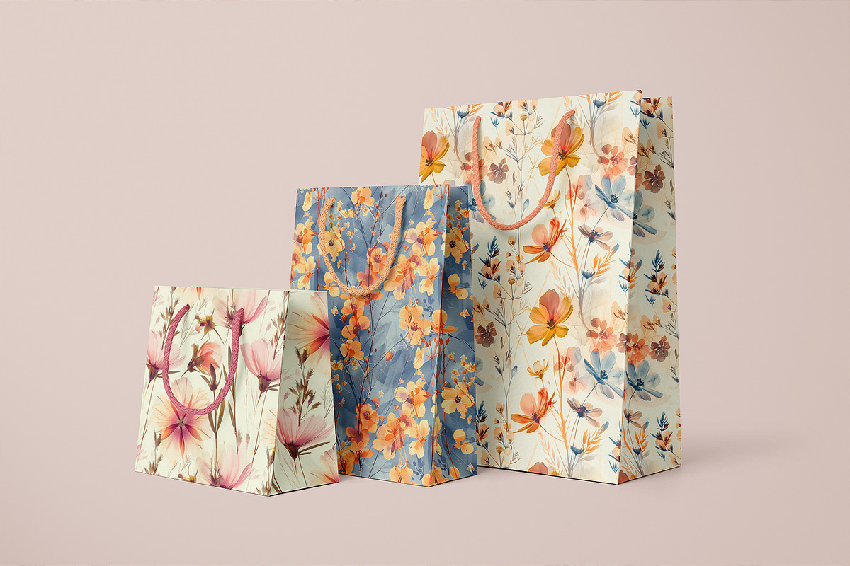 Wildflower Meadow Floral Patterns, a Pattern Graphic by Ninterints (Photo 17 of 19)