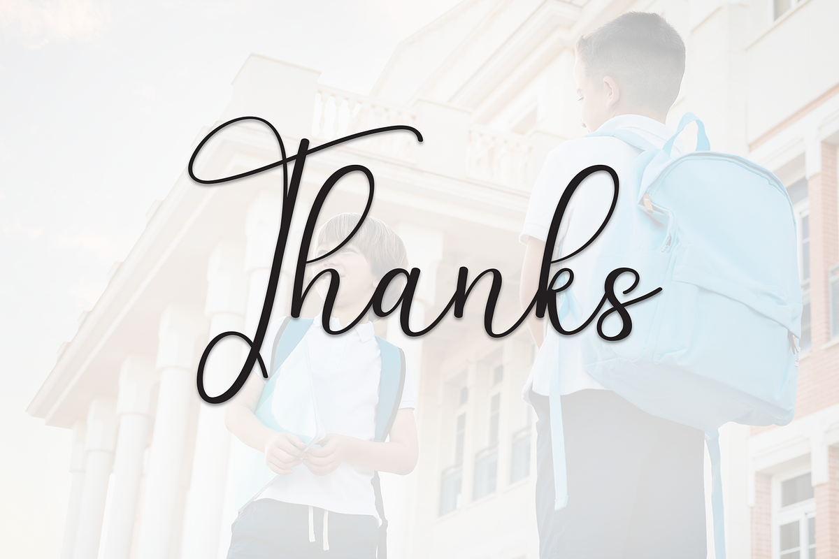 School Back | Script Font, a Handwritten Font by Scratchones (Photo 9 of 9)