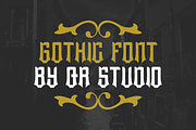 Bokcing Online - Gothic Font, a Blackletter Font by QR Design Studio (Thumbnail 2 of 6)