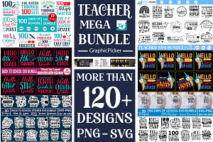 Teacher Mega SVG Bundle, an Object Graphic by GraphicPicker