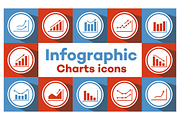 Set flat infographics icons, an Outline Icon by AlexZeL (Thumbnail 1 of 5)