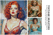 Vintage Beauties, a Person Illustration by Digital Art Creations (Thumbnail 3 of 6)