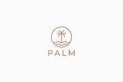 Palm Logo Nature Beach Island Tropic, a Branding & Logo Template by Signatoro (Thumbnail 2 of 2)