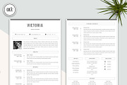 Professional CV Resume Template, a Resume Template by GResume (Thumbnail 3 of 7)