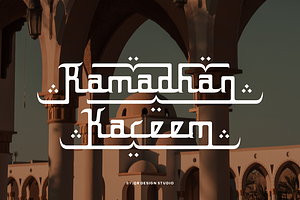 The Ramadhan - Arabic Font