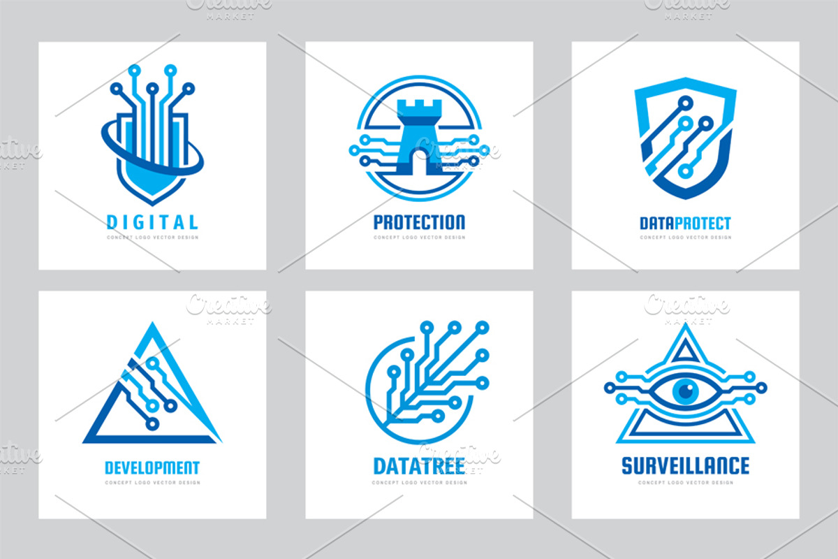 Digital Electronic Technology Logo, a Branding & Logo Template by serkorkin