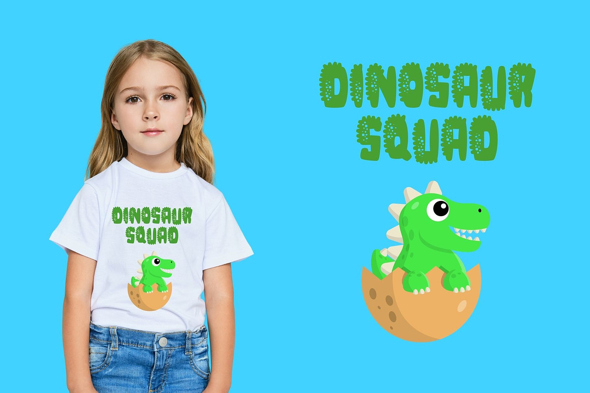 Dino Park - Decorative Font, a Sans Serif Font by Brown Cupple (Photo 8 of 9)