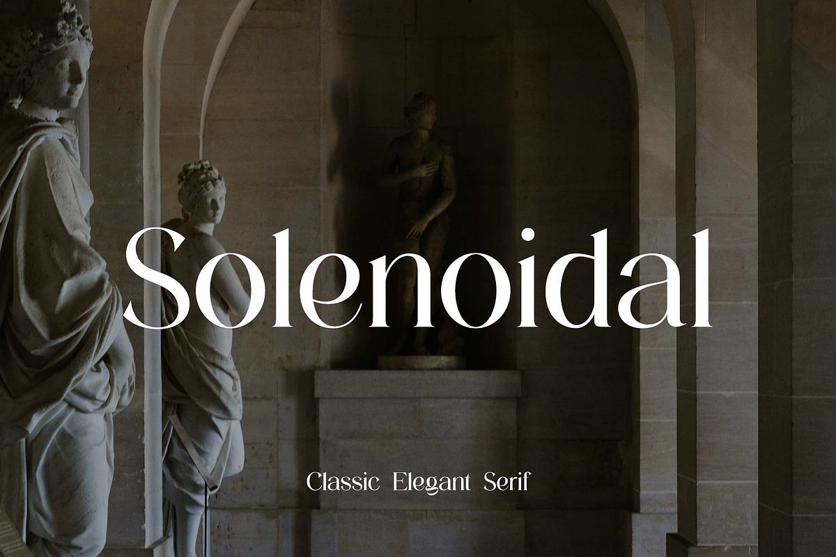 Solenoidal Classic Serif Font, a Serif Font by UICreative