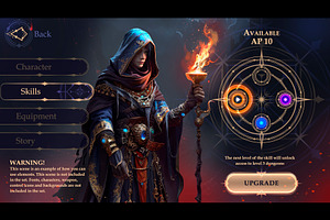 Dark Fantasy UI Set