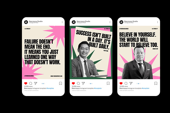 Motivation Instagram Post preview 5