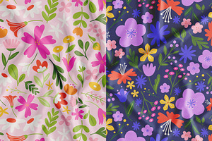 Blossom: Floral Vector Graphic Pack