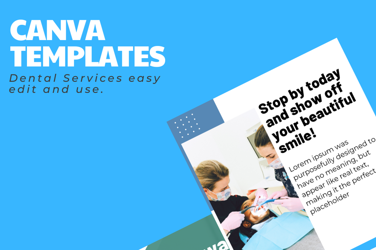 DENTAL SOCIAL MEDIA TEMPLATE, a Social Media Template by Local Marketing Templates (Photo 8 of 9)