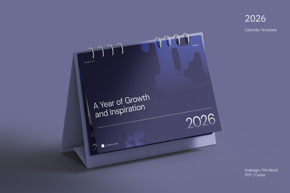 2026 Calendar Template - Conneq