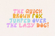 Psychedelic Bubble Juicy Font, a Sans Serif Font by Dear Darling Design (Thumbnail 4 of 7)