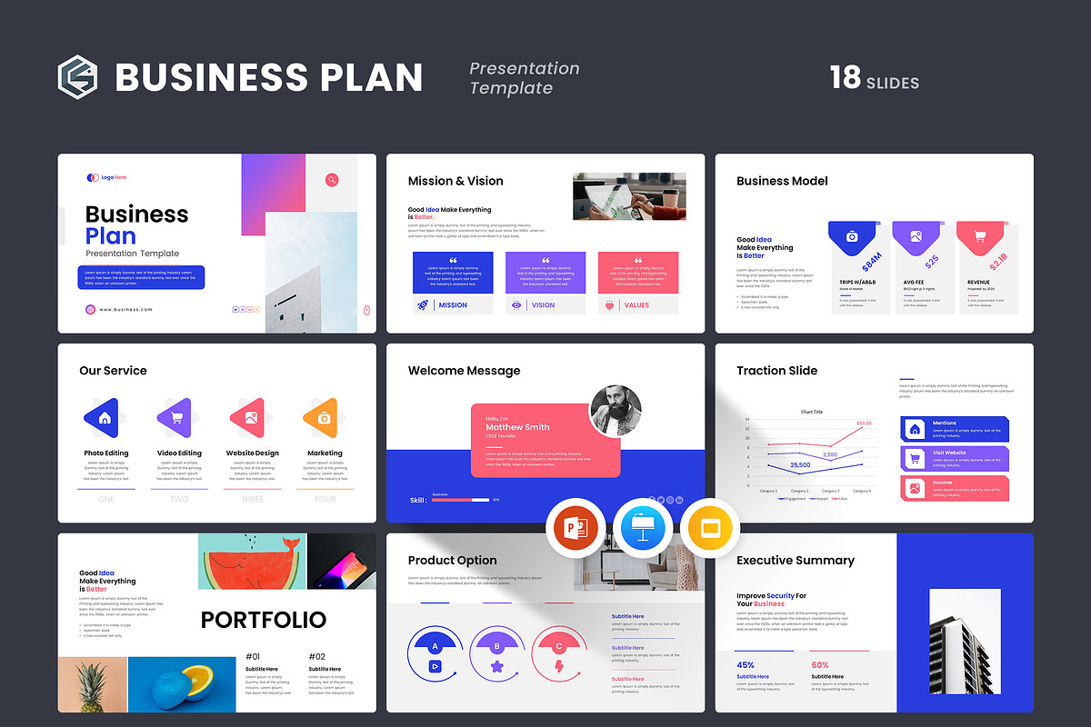Business Plan Presentation Template