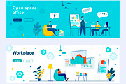 Flat Web Banners Template Kit, a Templates & Theme by alexdndz (Thumbnail 20 of 26)