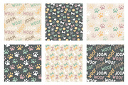Cute puppy dog pattern bundle, a Pattern Graphic by RevolutionizZed (Thumbnail 16 of 17)