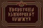 Kasatriyan Ancient Typeface, a Serif Font by Sitintahitam (Thumbnail 13 of 24)