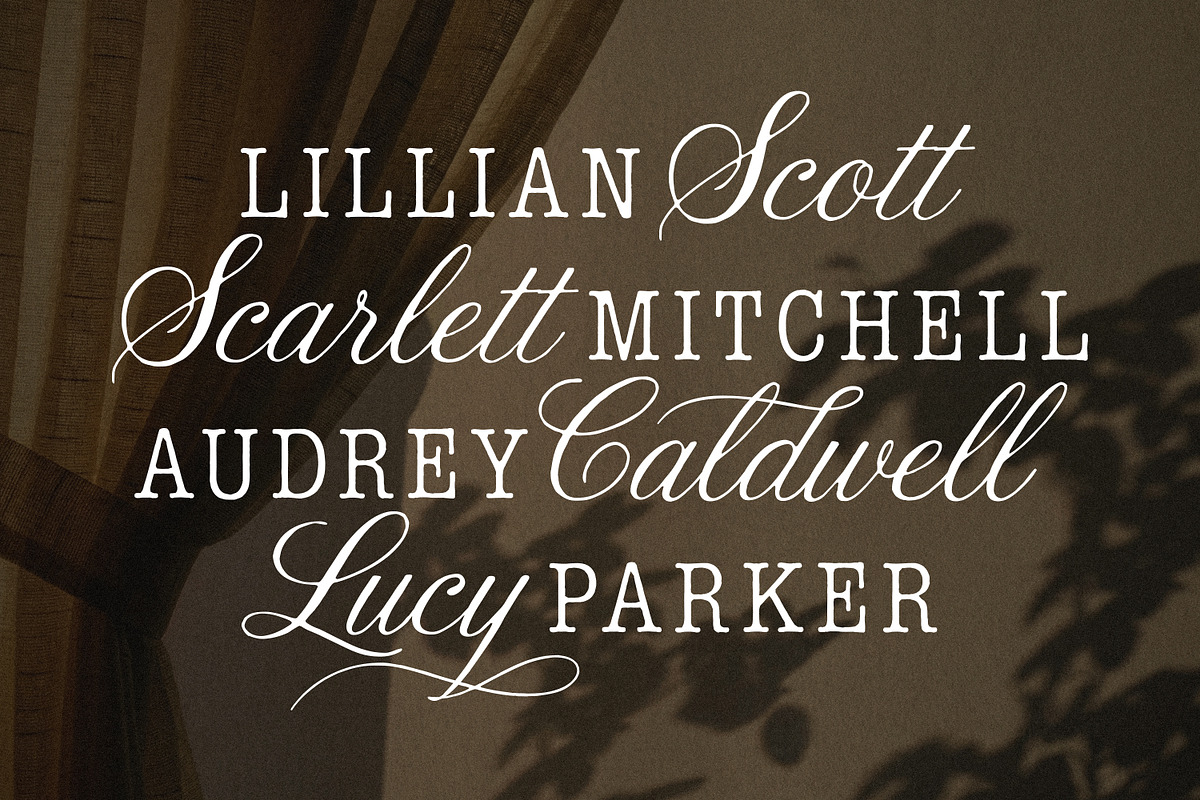 Details - Refined Font Duo, a Script Font by Davide Bassu (Photo 13 of 17)