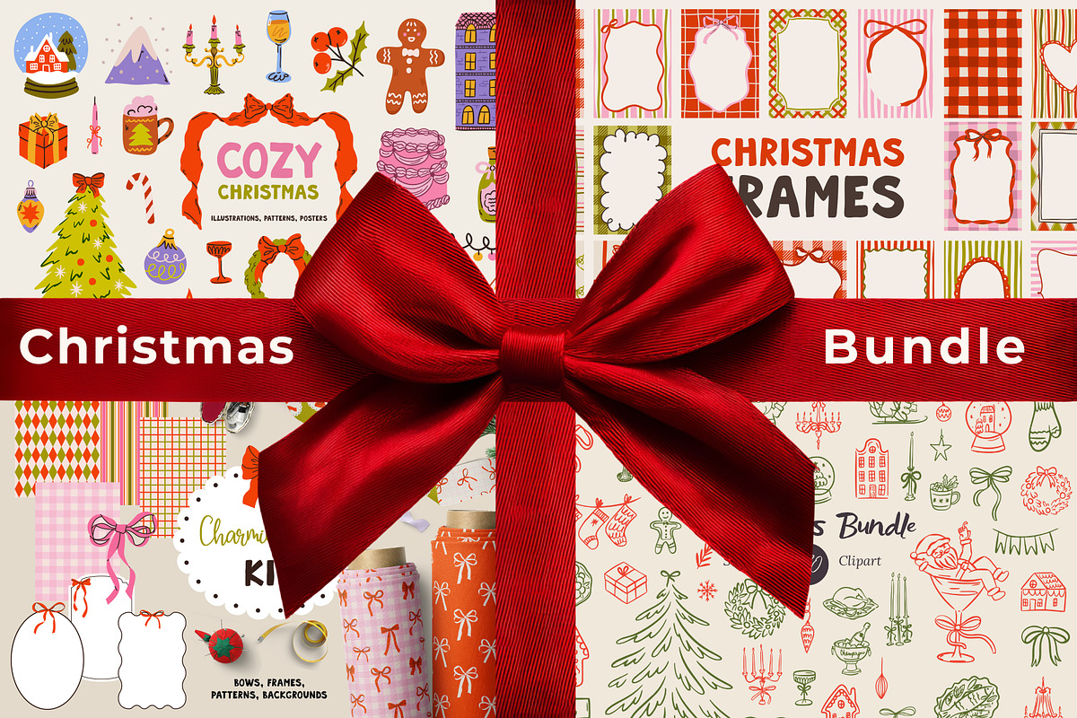 4 In 1 Christmas Bundle, an Object Graphic by AnnArt (Photo 1 of 20)