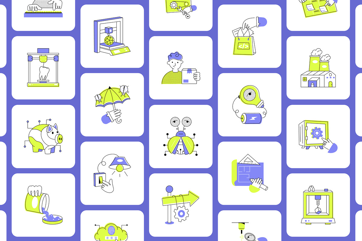 150 Tech and Engineering Icons, an Outline Icon by Creative Stall (Photo 5 of 9)