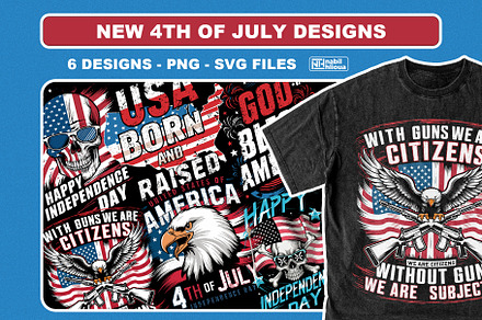 2024 new 4th of july POD designs