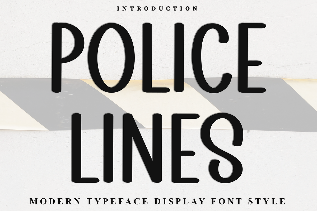 Police Lines, a Script Font by FreshTypeINK (Photo 1 of 8)