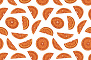 Orange fruit seamless patterns, a Pattern Graphic by Good Studio (Thumbnail 2 of 6)