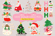 Hand Drawn Christmas Sublimation, a Seasonal Illustration by LemonDesign (Thumbnail 1 of 10)