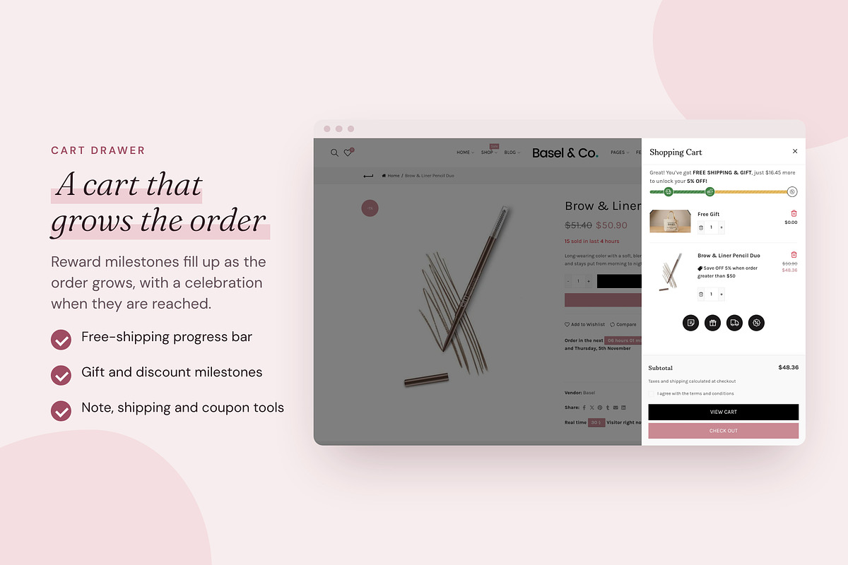 Basel Cosmetics - Shopify Theme, a Shopify Template by Boost Convert (Photo 9 of 10)