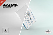 Clear Box Set Packaging Mockup, a Cups & Container Mockup by INCDesign (Thumbnail 1 of 21)