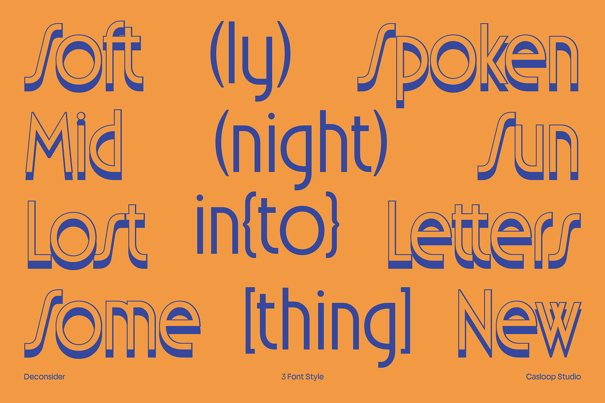 Deconsider – Cafe Display Font, a Sans Serif Font by Casloop Studio (Photo 9 of 10)