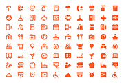220 Hotel Services Material Icons, a Solid Icon by Creative Stall (Thumbnail 4 of 5)