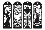 Spooky Halloween Laser Cut Bookmarks, an Object Graphic by Creative Art (Thumbnail 2 of 3)