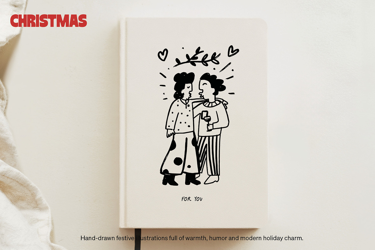 Christmas Vector Illustrations, an Illustration by dicreate (Photo 5 of 12)