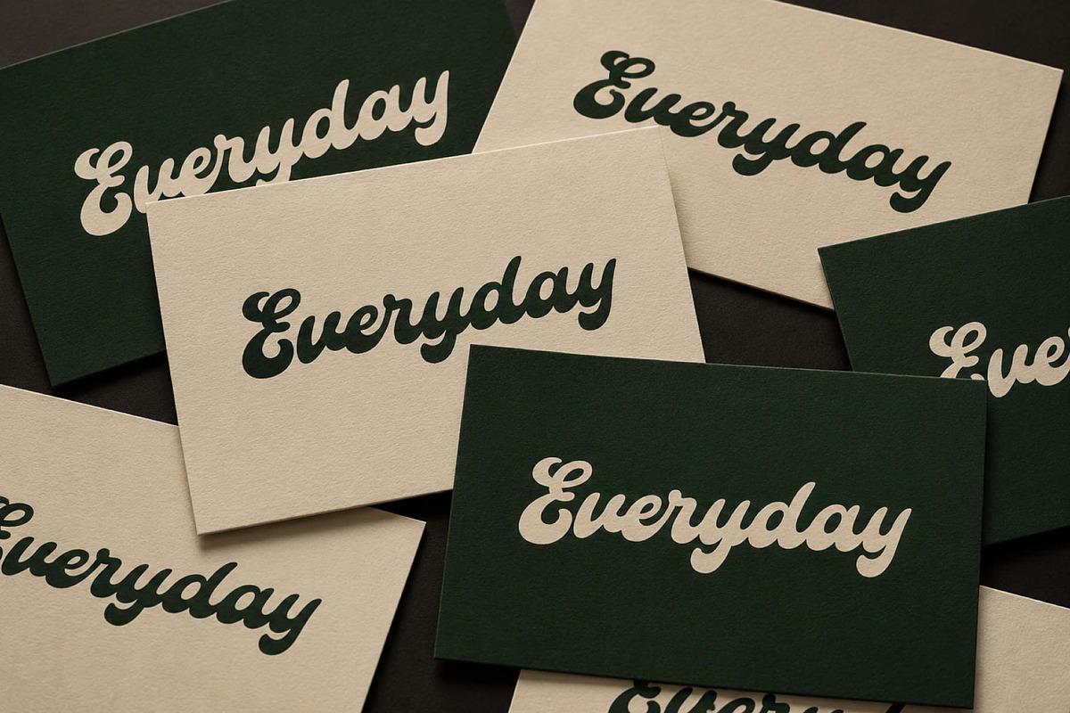 Maloha; Retro Display Script, a Script Font by Eko Bimantara (Photo 6 of 9)