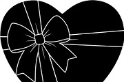 Black Heart Love Silhouette Icons Se, an Illustration by Designer_Momina (Thumbnail 13 of 18)